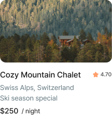 Cozy Mountain Chalet in Swiss Alps