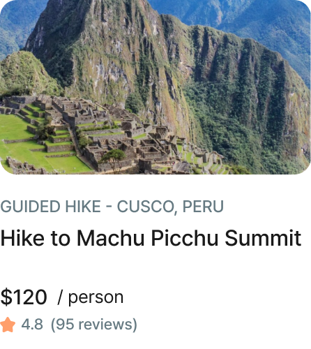 Hike to Machu Picchu Summit in Cusco, Peru