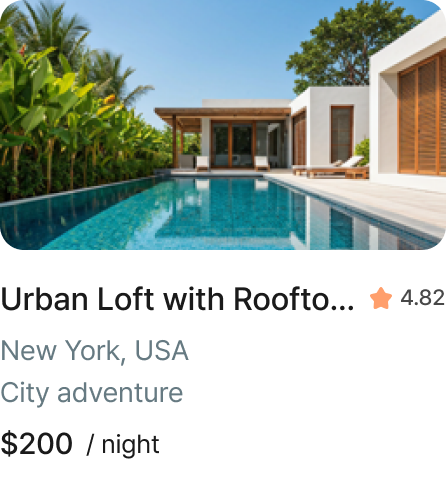 Urban Loft with Rooftop Pool in New York